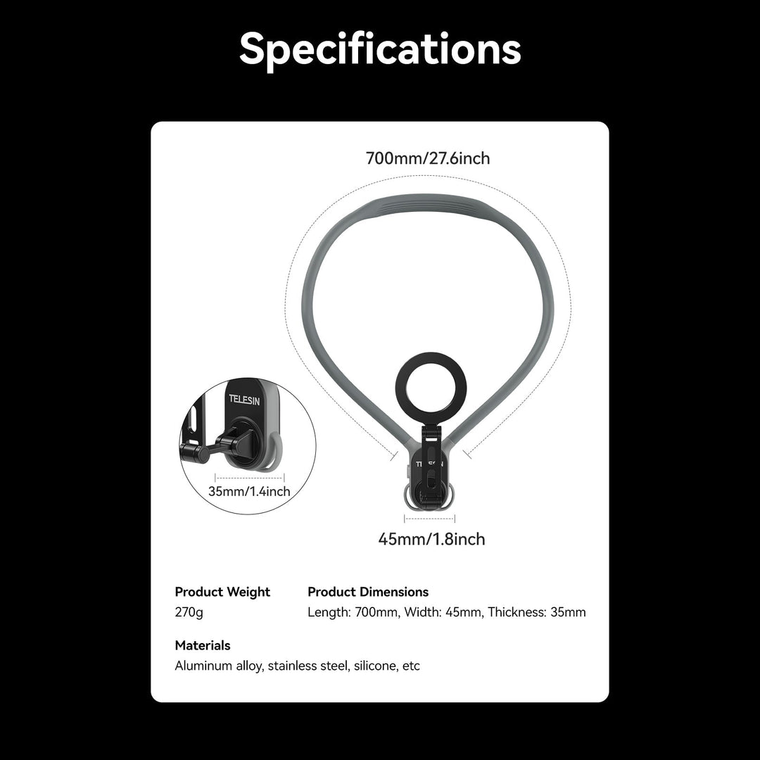BowLift | LuxuraMagnet Phone Neck Holder | Easy hands-free convenience for a life on the go