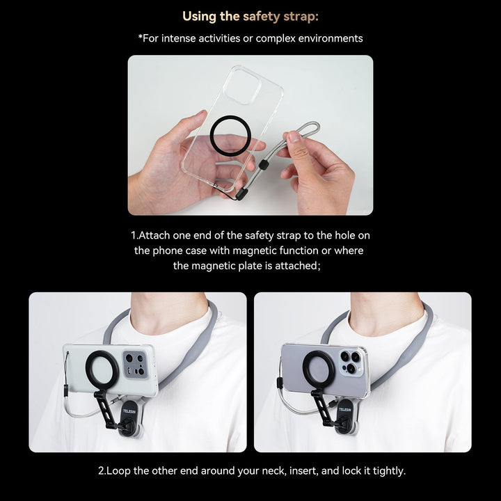 BowLift | LuxuraMagnet Phone Neck Holder | Easy hands-free convenience for a life on the go