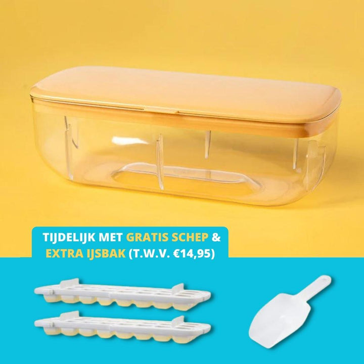 CoolCatcher – Handy Ice Cube Maker with Collection Tray Bowlift