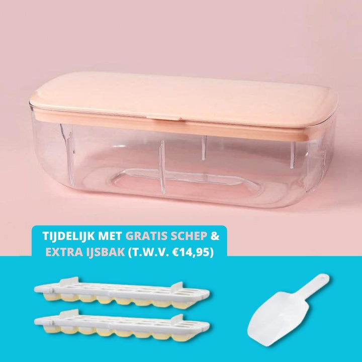 CoolCatcher – Handy Ice Cube Maker with Collection Tray Bowlift