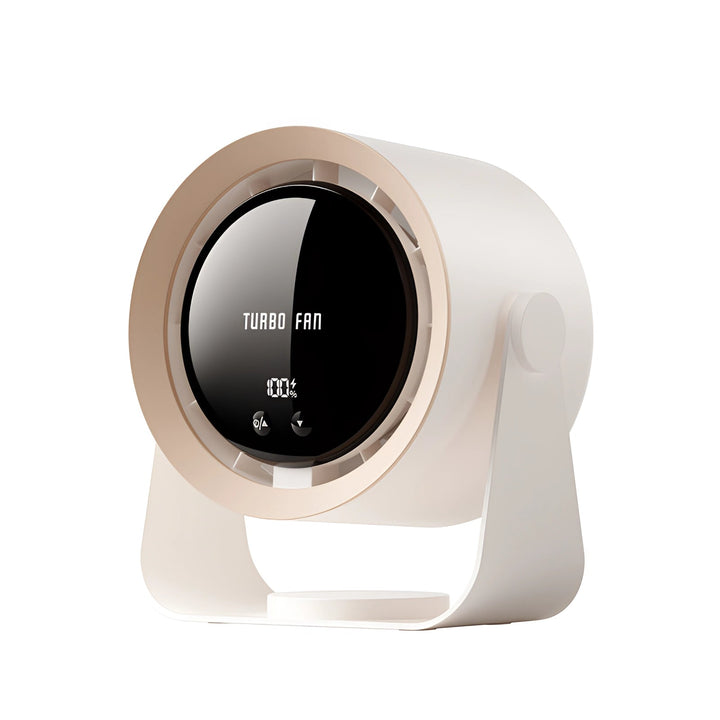 BowLift | Blade-less Turbo Fan with LED Display – Compact, Silent Cooling Solution for Bedrooms and Living Rooms