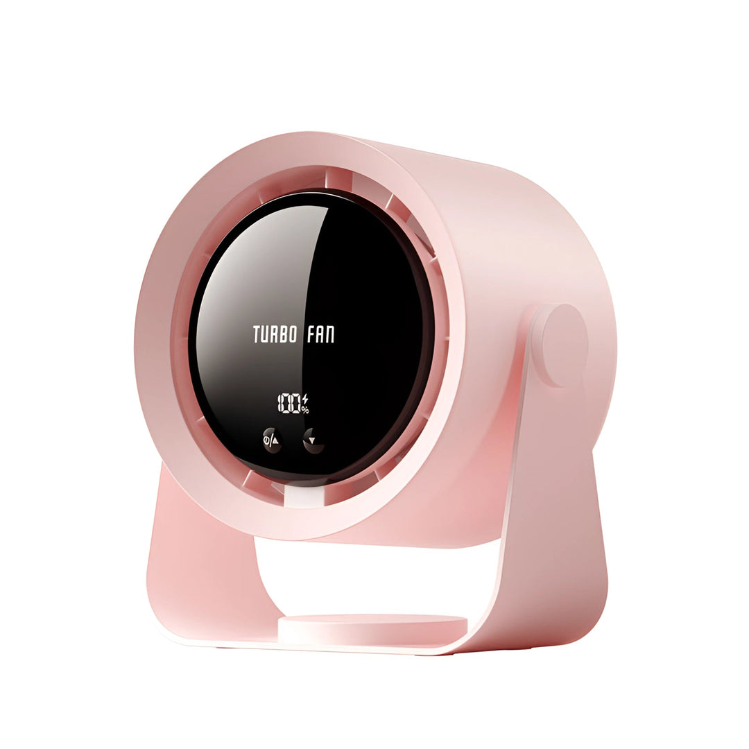 BowLift | Blade-less Turbo Fan with LED Display – Compact, Silent Cooling Solution for Bedrooms and Living Rooms