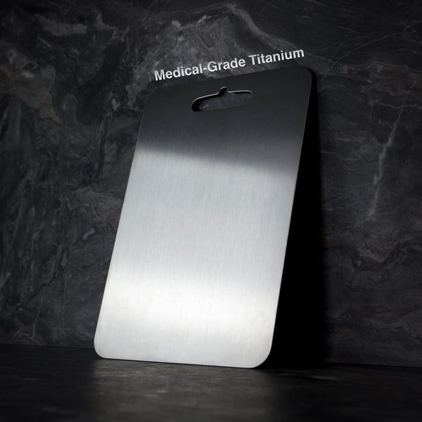 BowLift | Titanium Cutting Board – Antibacterial, Non-Toxic, BPA-Free Kitchen Essential, Knife-Friendly Design for Safe Food Preparation