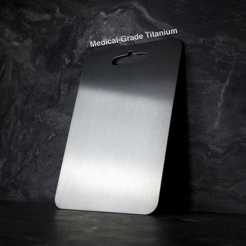 BowLift | Titanium Cutting Board – Antibacterial, Non-Toxic, BPA-Free Kitchen Essential, Knife-Friendly Design for Safe Food Preparation