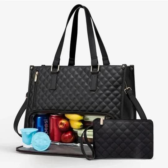 BowLift | in-1 - Elegant shopping bag with integrated insulated compartment & large storage space