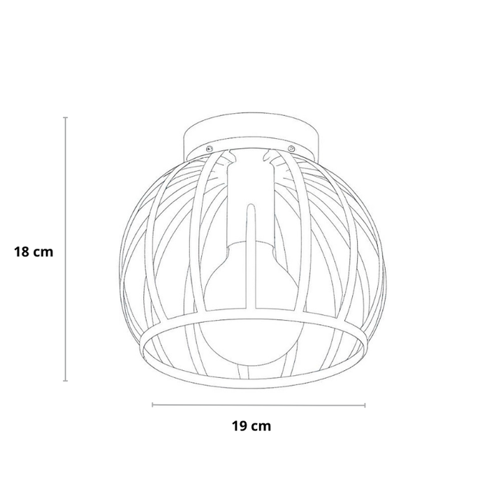 BowLift | Industrial Ceiling Lamp Black