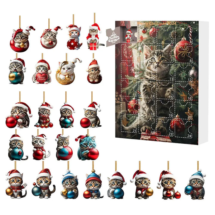 BowLift | Dachshund Advent Calendar 2024 – 24 Days Christmas Countdown with Funny Figures for Dog Lovers