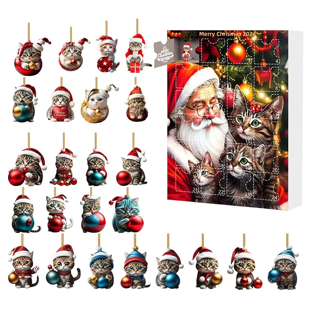 BowLift | Dachshund Advent Calendar 2024 – 24 Days Christmas Countdown with Funny Figures for Dog Lovers