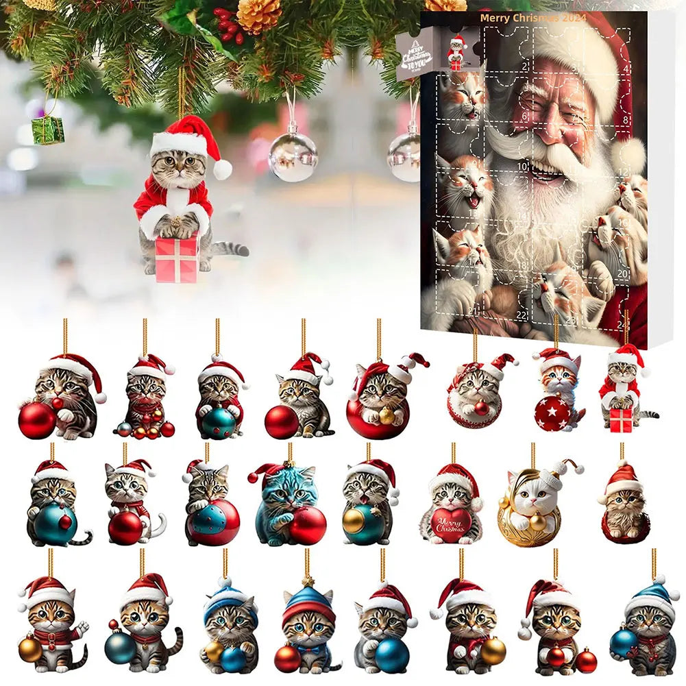 BowLift | Dachshund Advent Calendar 2024 – 24 Days Christmas Countdown with Funny Figures for Dog Lovers