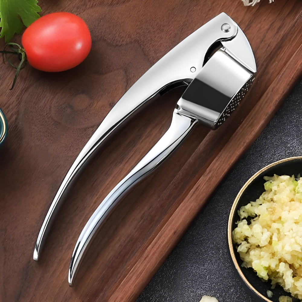 BowLift | Minimalist Stainless Garlic Squeezer with Non-Slip Handle