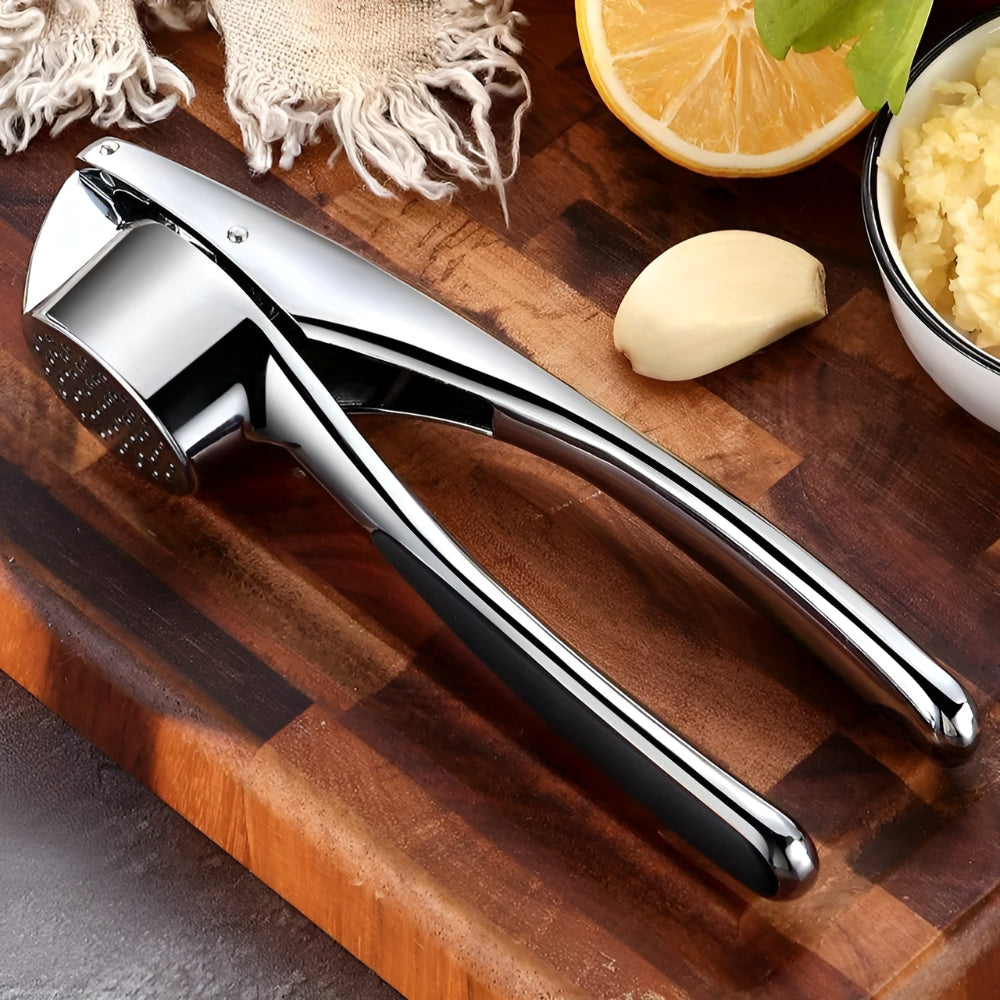 BowLift | Minimalist Stainless Garlic Squeezer with Non-Slip Handle