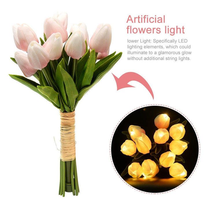 Tulips LED Night Light Banquet Bowlift