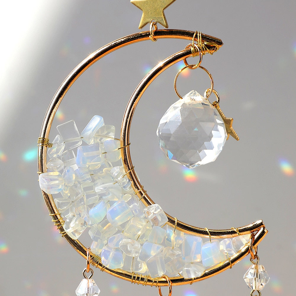 BowLift | Crystal Sun Catcher Moon Decor
