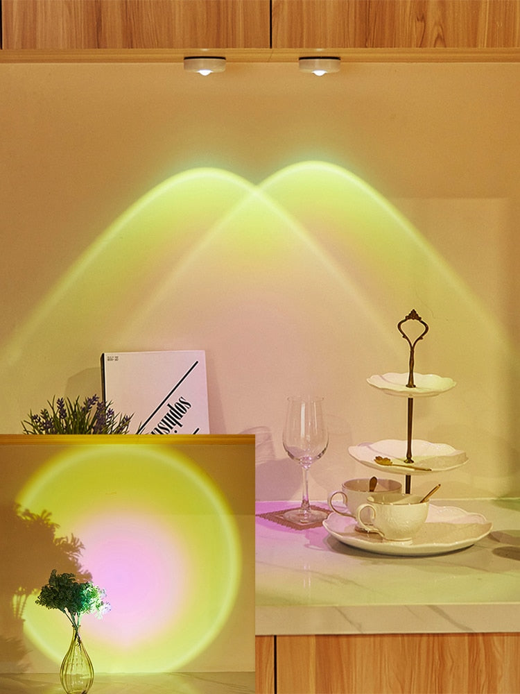 BowLift | Sunset Beautiful Skyline LED Light Projector