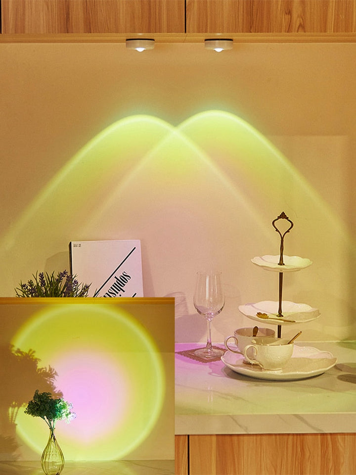 BowLift | Sunset Beautiful Skyline LED Light Projector