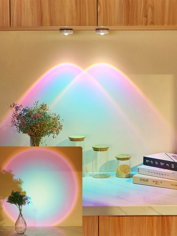 BowLift | Sunset Beautiful Skyline LED Light Projector