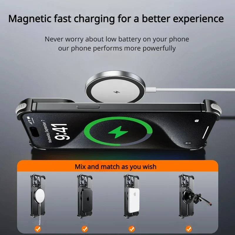 BowLift | Ultra-Sleek Titanium iPhone Armor Case
