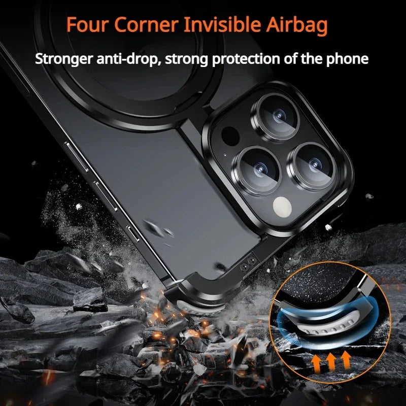 BowLift | Ultra-Sleek Titanium iPhone Armor Case