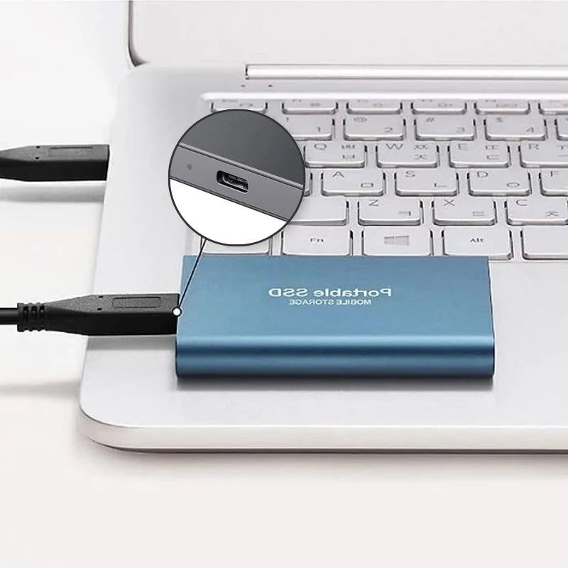 BowLift | Portable 2TB External SSD – Ultra Fast SSD External Hard Drive with USB 3.1 for Secure Data Storage
