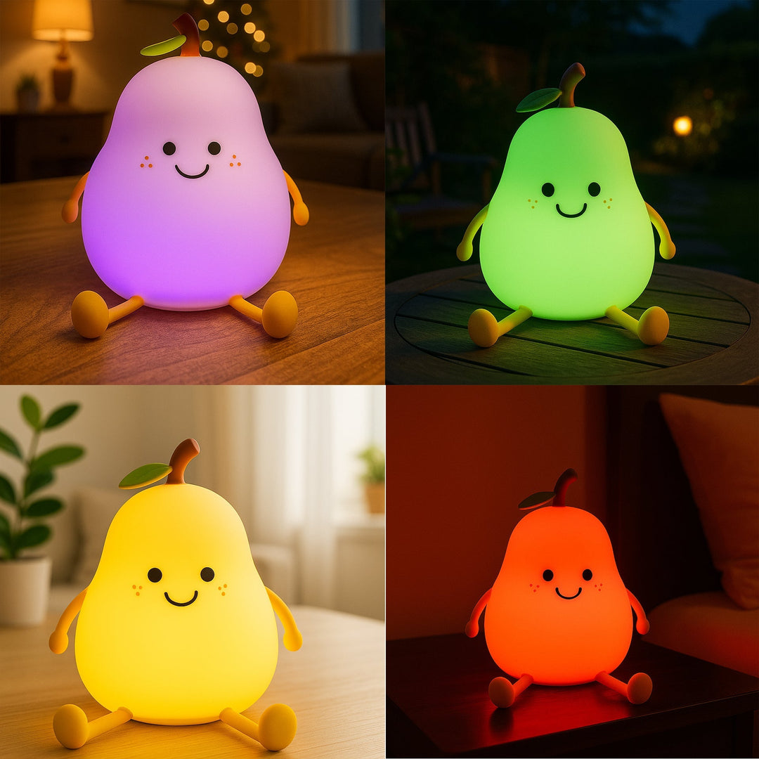 BowLift | Cute Pear Bedside Touch Night Lamp