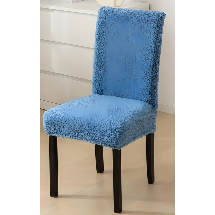 SherpaFit Chair Cover - Cozy Elastic Sherpa Dining Chair Cover | Bowlift