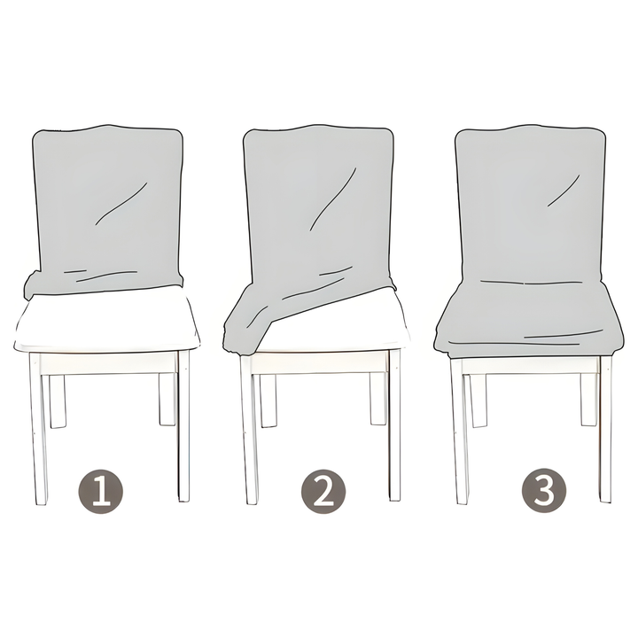 SherpaFit Chair Cover - Cozy Elastic Sherpa Dining Chair Cover | Bowlift
