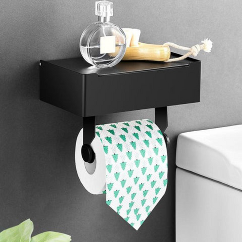 BowLift | Modern Toilet Paper Holder Made of Stainless Steel for Strong Wall Mounting