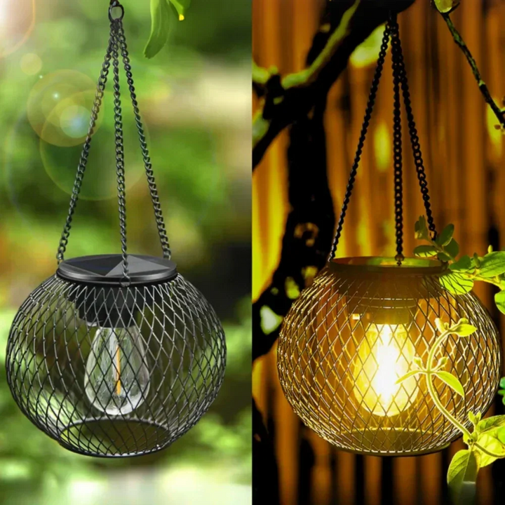 BowLift | Sunny Garden Solar Lantern – Waterproof LED Outdoor Light with Auto Sensor