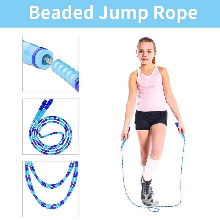 FlexiRope – Verstelbaar Beaded Springtouw voor Fitness Bowlift