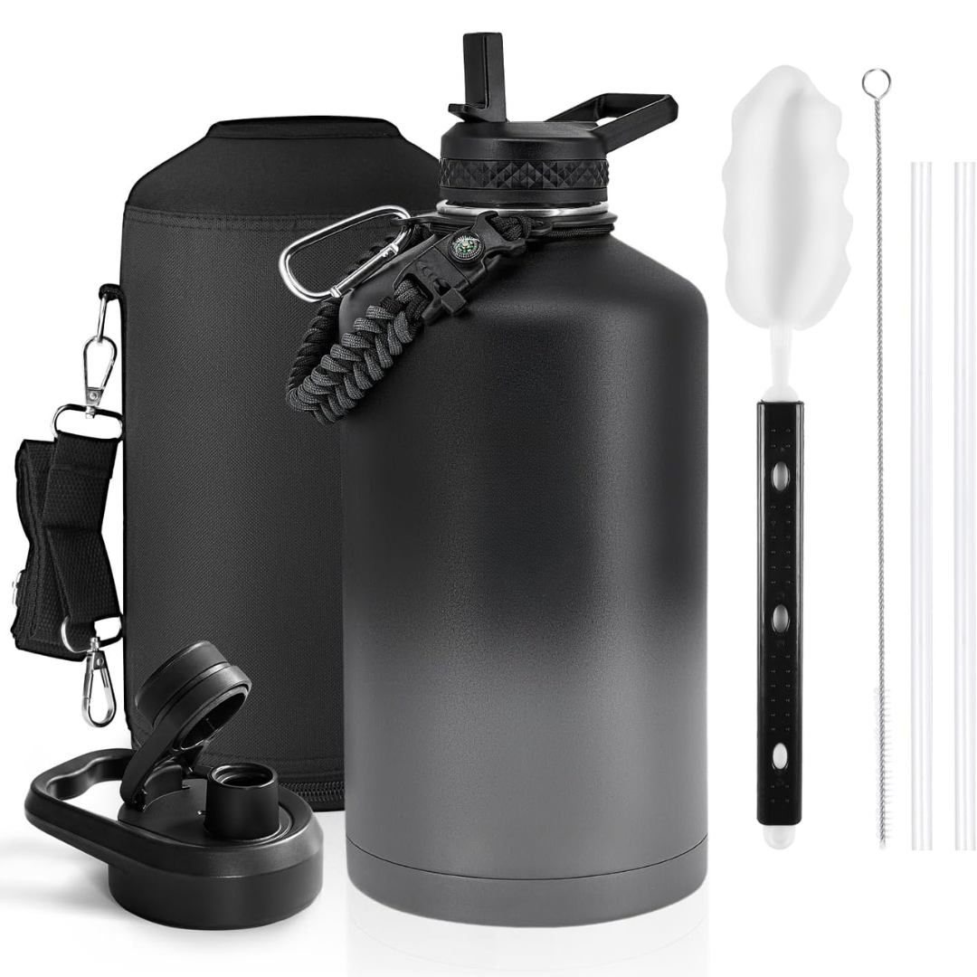 HydraPure – Duurzame Waterfles met Paracord Handvat Bowlift