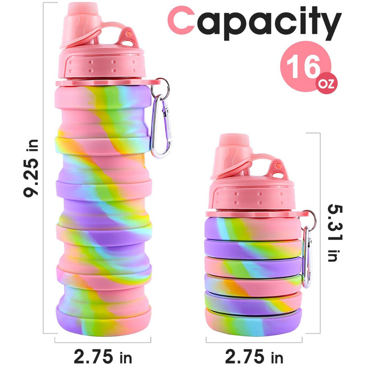 FlexiHydrate - Compact Inklapbare Waterfles voor Reizen Bowlift
