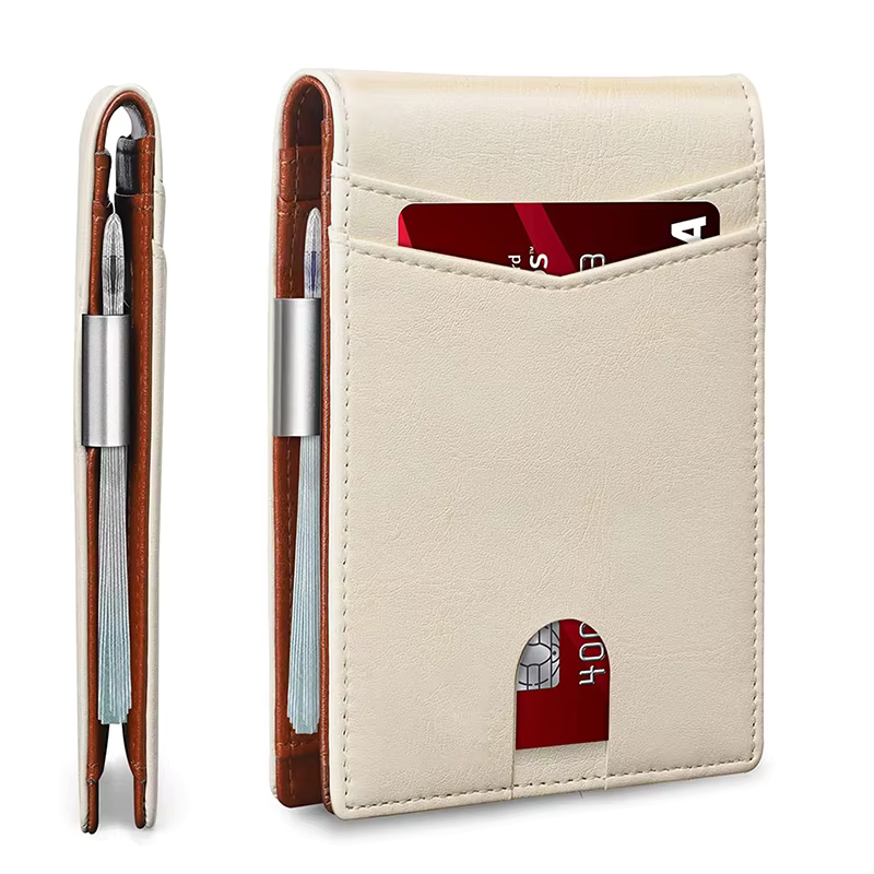 BowLift | SafeSlim RFID Leather Men's Wallet – Compact, Thin & Safe