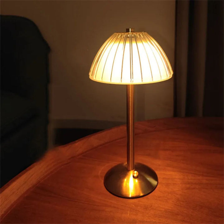 Karina GlowDesk – Retro Rechargeable Desk Lamp Bowlift
