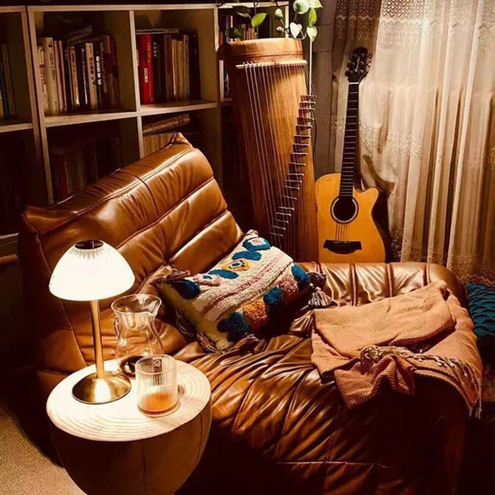 Karina GlowDesk – Retro Rechargeable Desk Lamp Bowlift