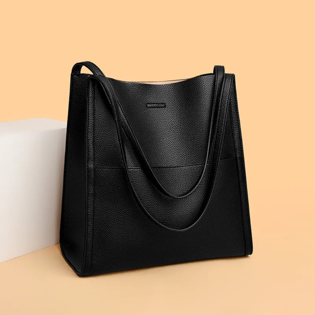 Large Leather Handbag with Generous Capacity - DailyLux | Bowlift