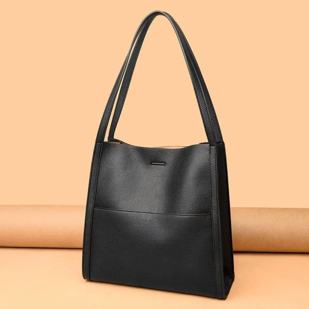 Large Leather Handbag with Generous Capacity - DailyLux | Bowlift