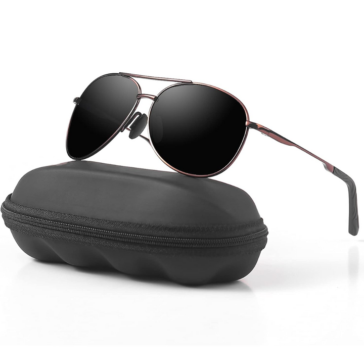 Premium Polarized Aviator Sunglasses - Joey | Bowlift