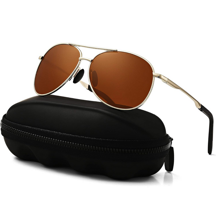 Premium Polarized Aviator Sunglasses - Joey | Bowlift