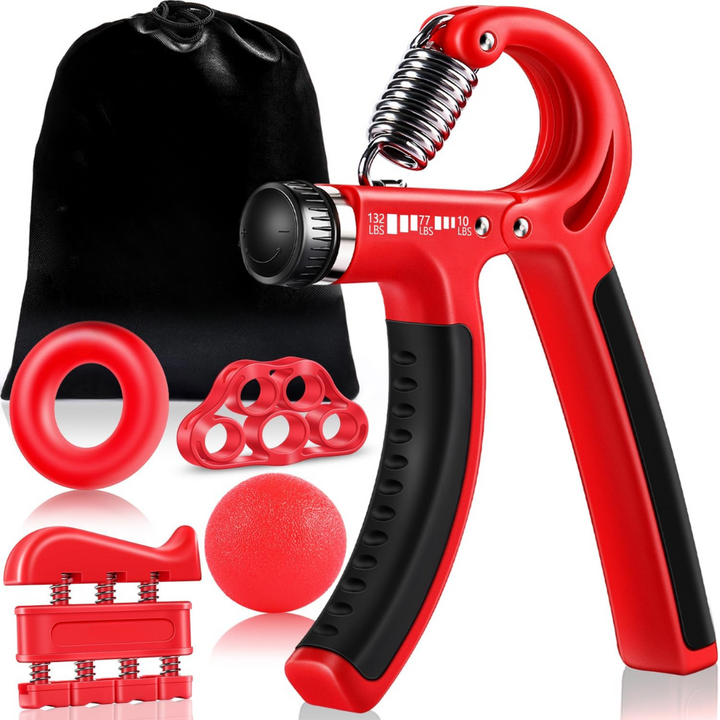 GripMaster - Verstelbare Handversterker Set (5 stuks) Bowlift