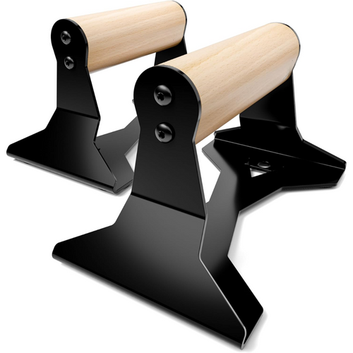 PowerGrip - Houten Push-Up Parallettes met Antislip Bowlift