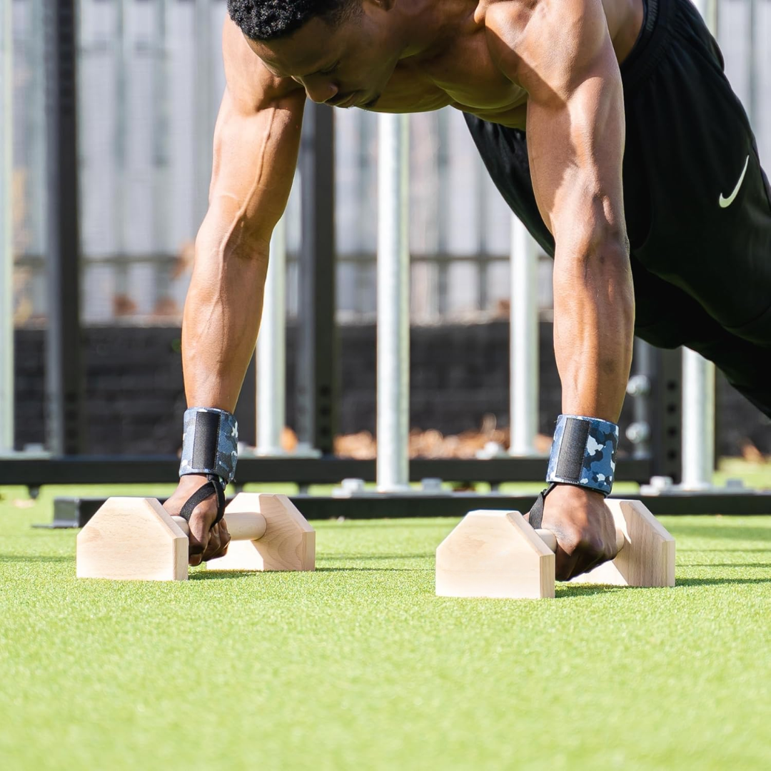 Calisthenics PowerBars – Stevige Houten Push-Up Steunen Bowlift