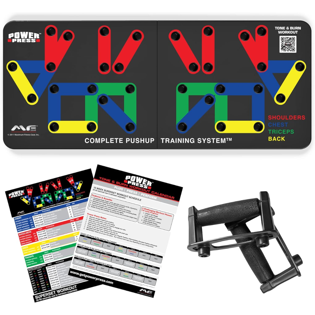 FlexiFit - Vouwbaar Push-Up Trainingsbord met Kleurcodering Bowlift