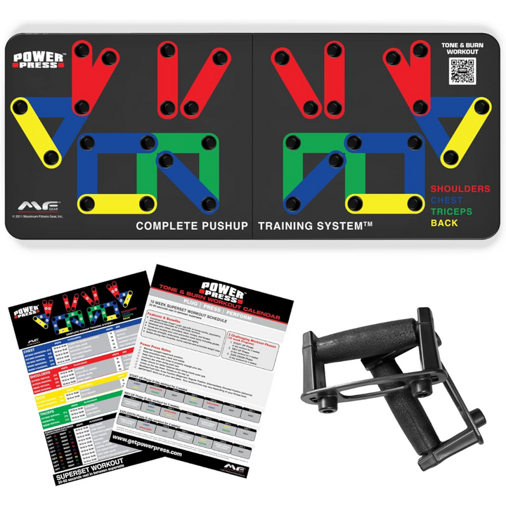 FlexiFit - Vouwbaar Push-Up Trainingsbord met Kleurcodering Bowlift