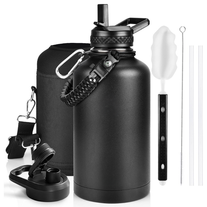 HydraPure – Duurzame Waterfles met Paracord Handvat Bowlift