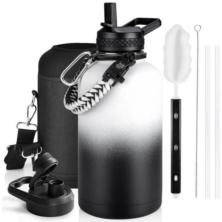 HydraPure – Duurzame Waterfles met Paracord Handvat Bowlift
