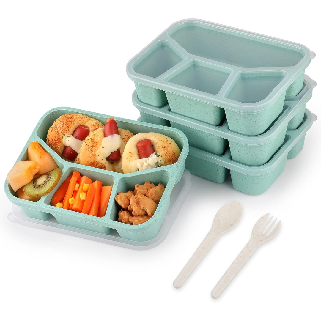 BentoBox – Set van 4 Snacks Dozen met Compartimenten Bowlift