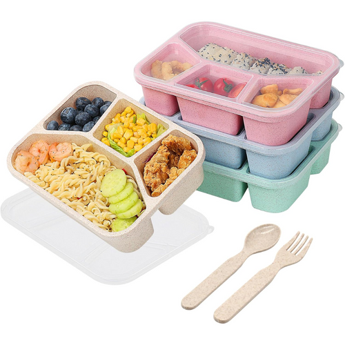 BentoBox – Set van 4 Snacks Dozen met Compartimenten Bowlift