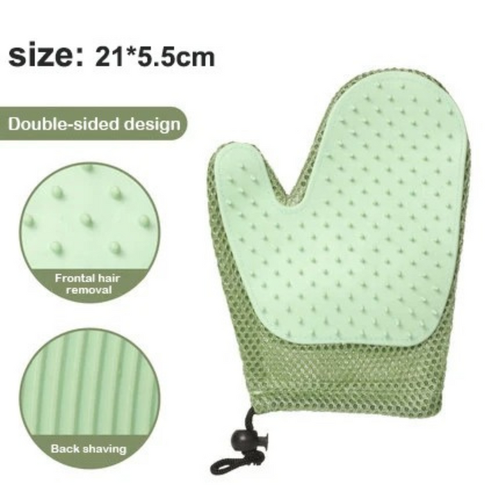 2in1 cat glove for grooming Bowlift