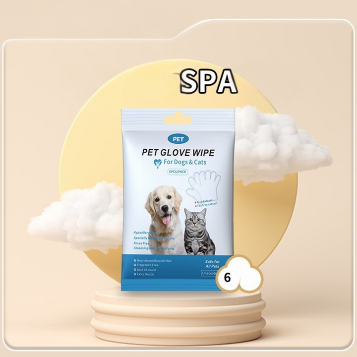 Glove cleaning wipes for pets Bowlift