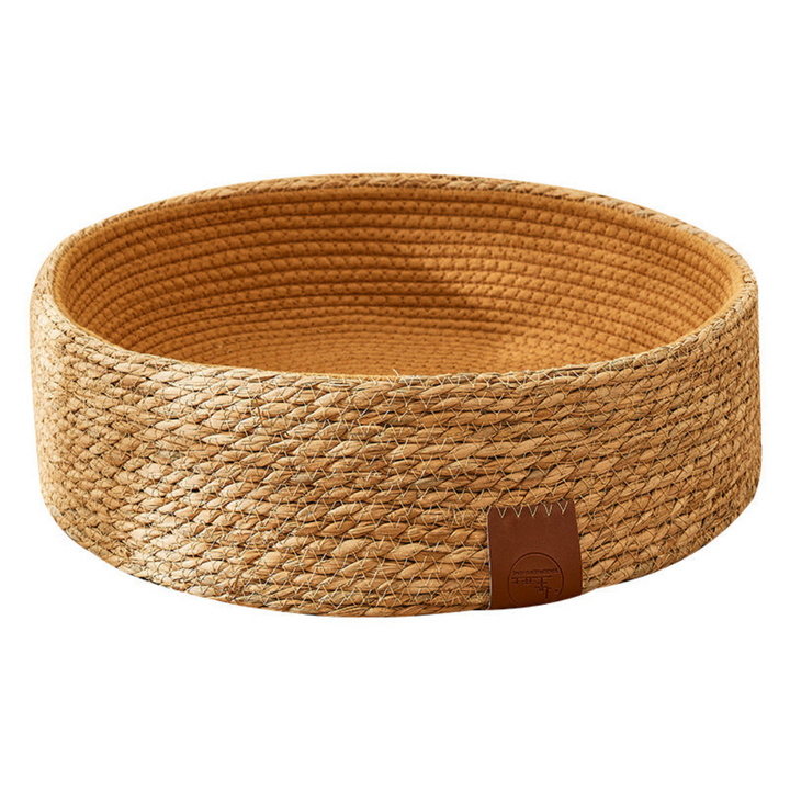Hand-woven rattan cat scratching bed Bowlift